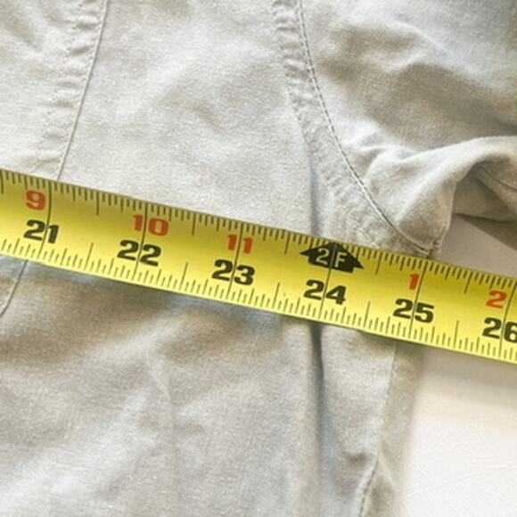 Columbia Men's Long Sleeve Button Up Tan Gray 100 Cotton VTG XL - Picture 10 of 10